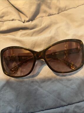 Michael Kors Tortoiseshell Sunglasses with Brown Lenses